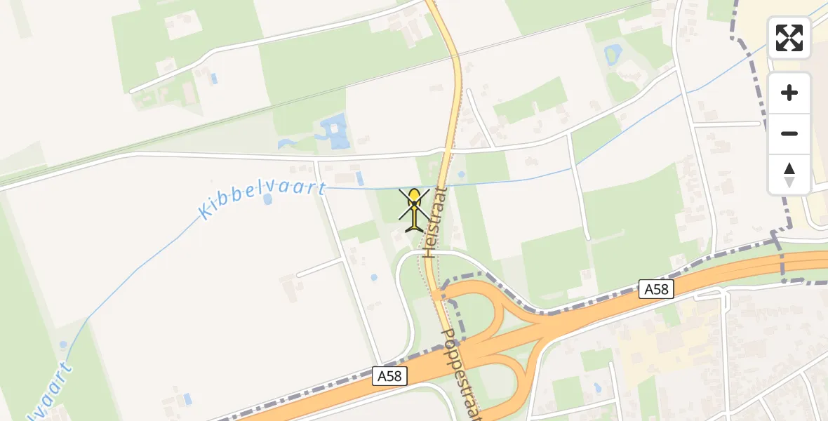 Routekaart van de vlucht: Lifeliner 2 naar Hoeven