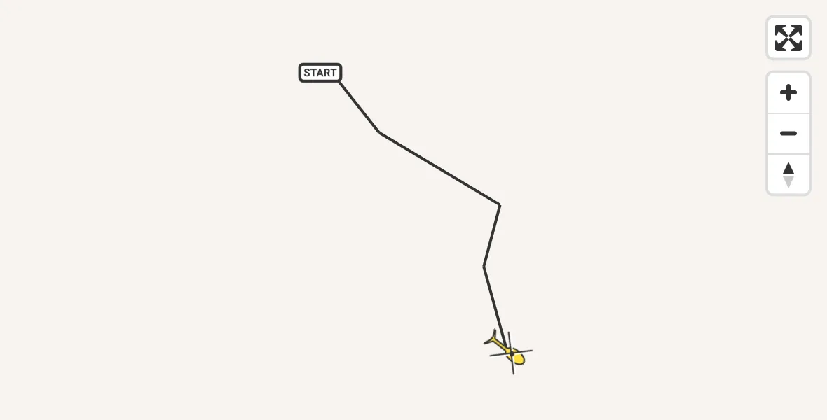 Routekaart van de vlucht: Traumaheli naar Sankt Augustin