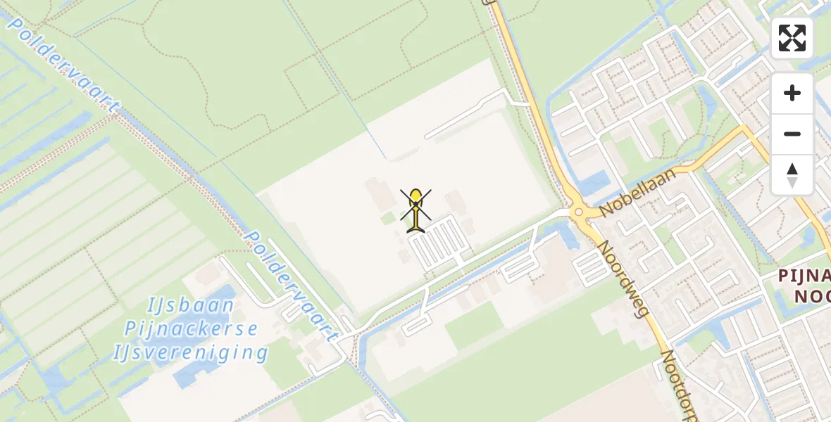 Routekaart van de vlucht: Lifeliner 2 naar Pijnacker