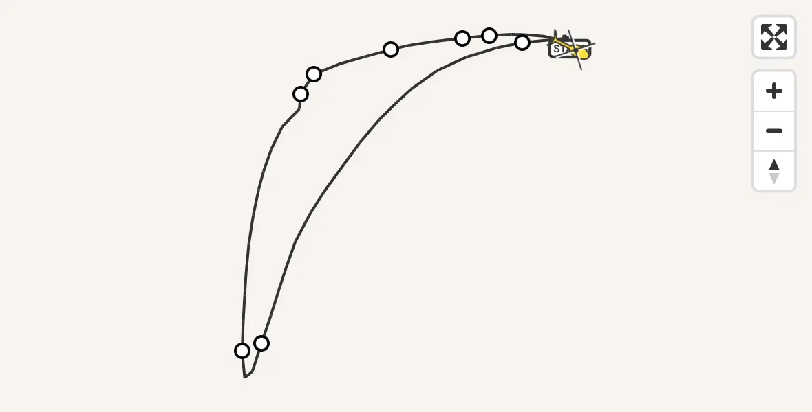 Routekaart van de vlucht: Traumahelikopter naar Sankt Augustin