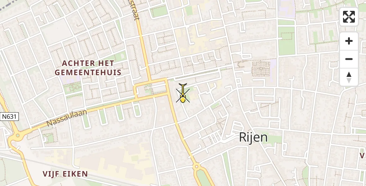 Routekaart van de vlucht: Lifeliner 2 naar Rijen