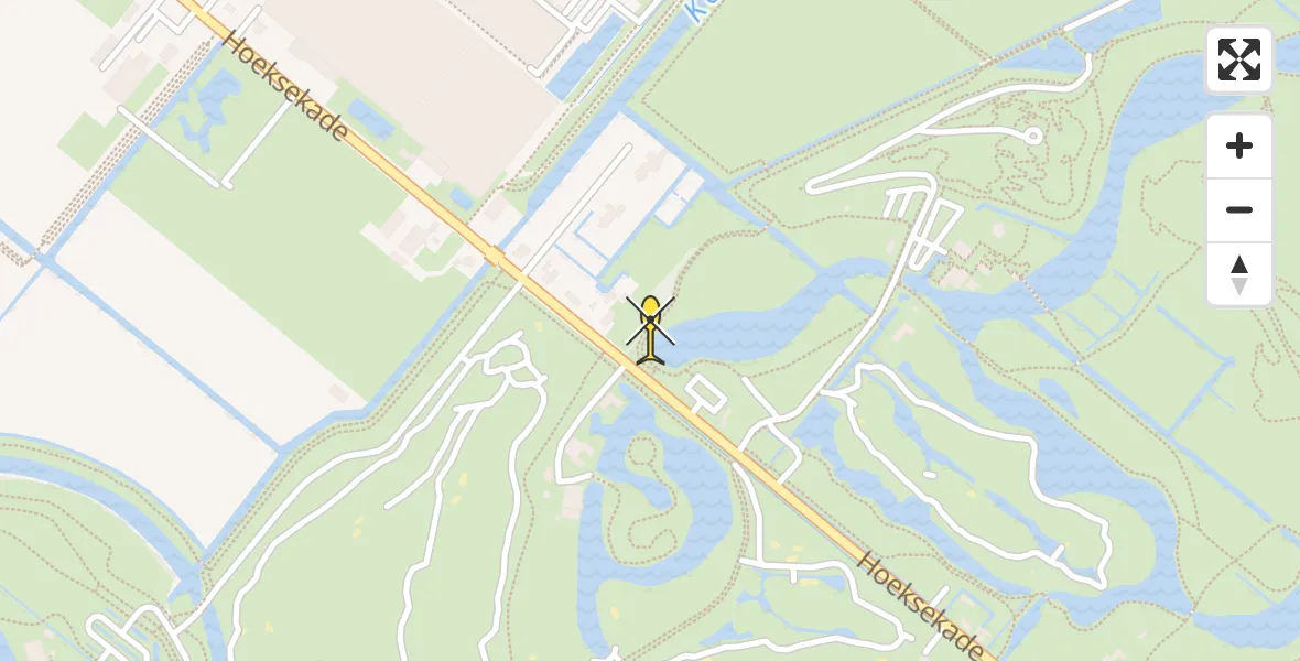 Routekaart van de vlucht: Lifeliner 2 naar Bergschenhoek