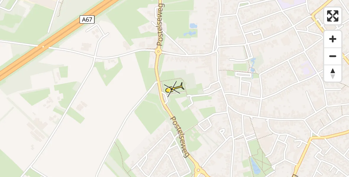 Routekaart van de vlucht: Lifeliner 3 naar Eersel