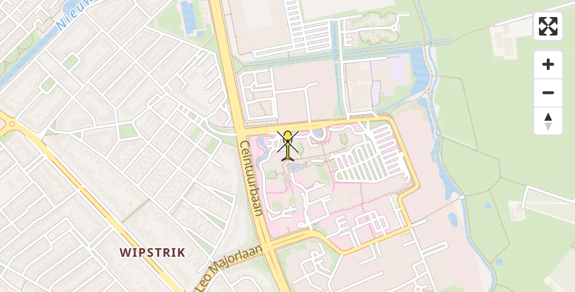 Routekaart van de vlucht: Lifeliner 4 naar Zwolle