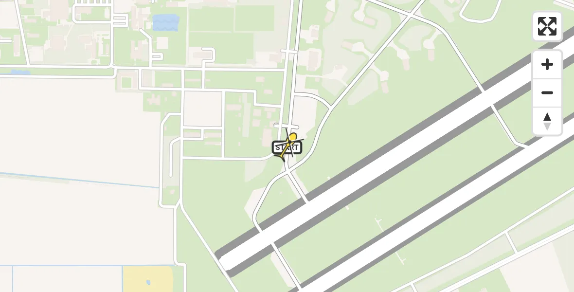 Routekaart van de vlucht: Lifeliner 3 naar Vliegbasis Volkel, Zeelandsedijk