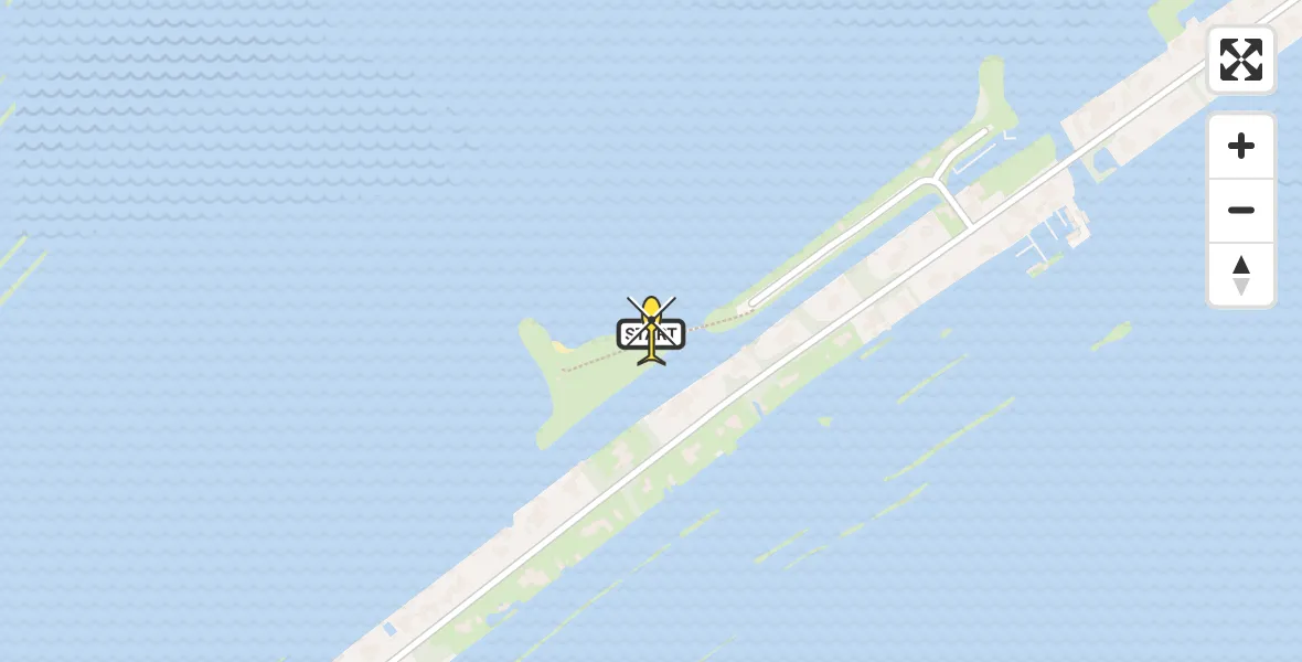 Routekaart van de vlucht: Lifeliner 1 naar Vinkeveen, Eiland 5