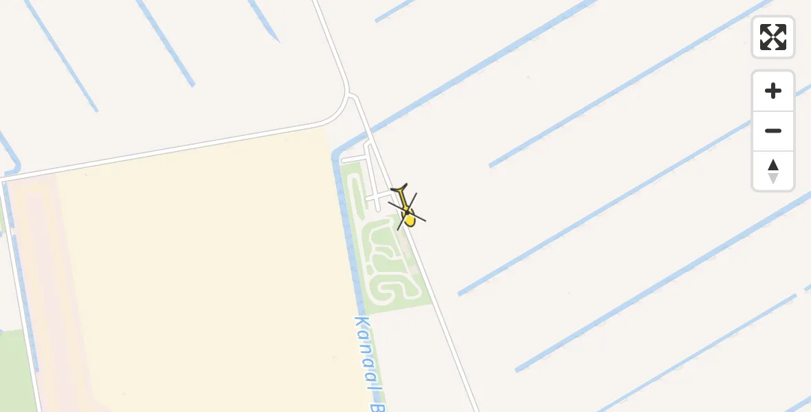 Routekaart van de vlucht: Lifeliner 4 naar Roswinkel