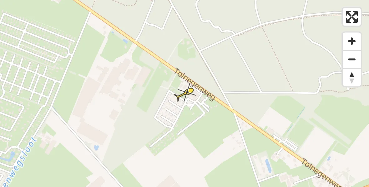 Routekaart van de vlucht: Lifeliner 3 naar Stroe