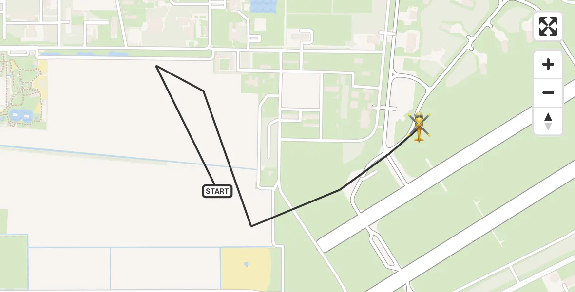Vluchtroute Traumahelikopter Vliegbasis Volkel - Vliegbasis Volkel, 09 september 2025, 06:45