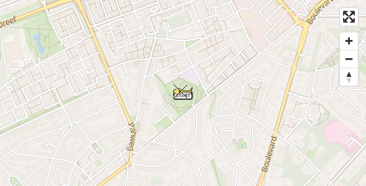 Routekaart van de vlucht: Lifeliner 1 naar Zeist, De Waterbron