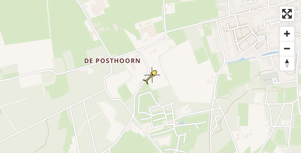 Routekaart van de vlucht: Lifeliner 2 naar Rucphen