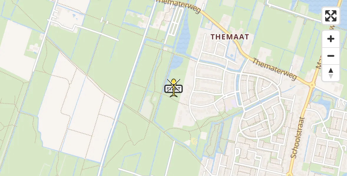 Routekaart van de vlucht: Lifeliner 2 naar Vleuten, Châteletlaan