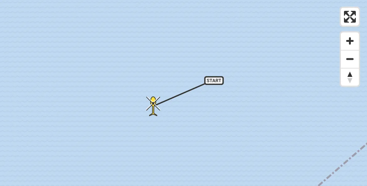 Routekaart van de vlucht: Kustwachthelikopter naar Harlingen