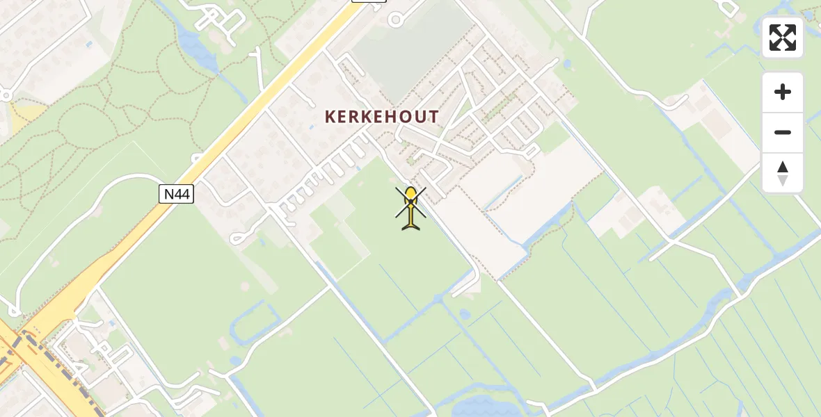 Routekaart van de vlucht: Lifeliner 2 naar Wassenaar