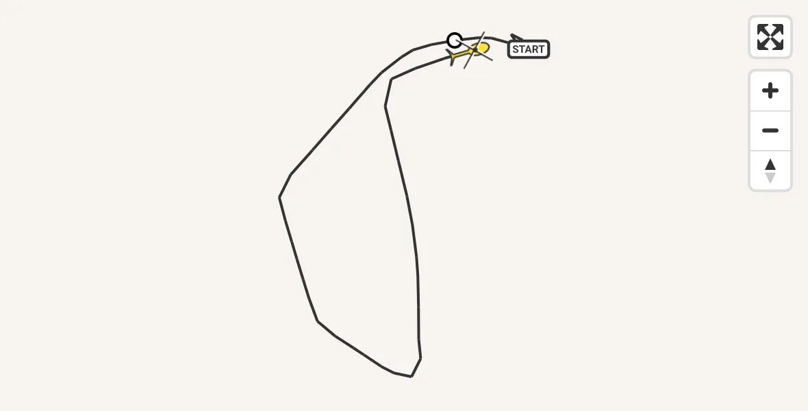 Routekaart van de vlucht: Traumahelikopter naar 