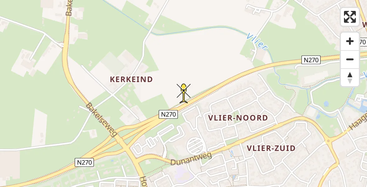 Routekaart van de vlucht: Lifeliner 3 naar Deurne