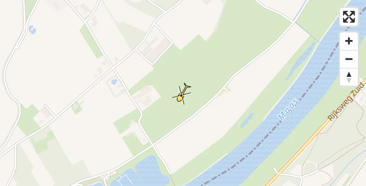 Routekaart van de vlucht: Lifeliner 3 naar Kessel