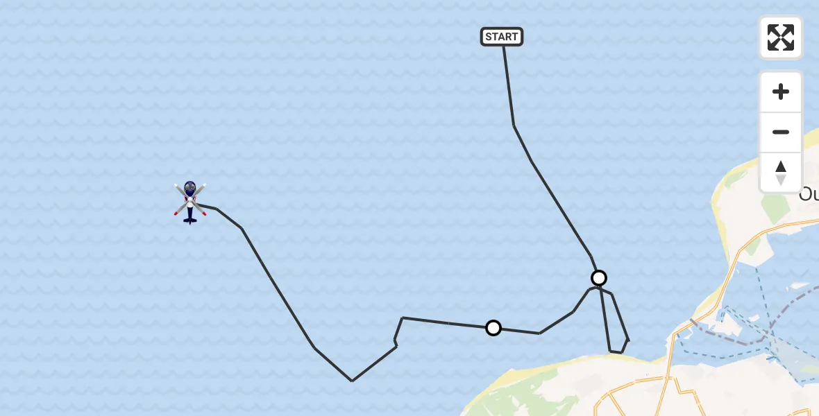 Vluchtroute Politiehelikopter  - , 23 september 2025, 14:09