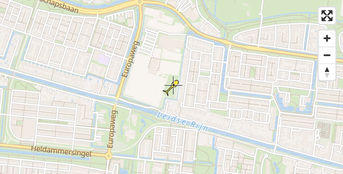 Routekaart van de vlucht: Lifeliner 1 naar Vleuten