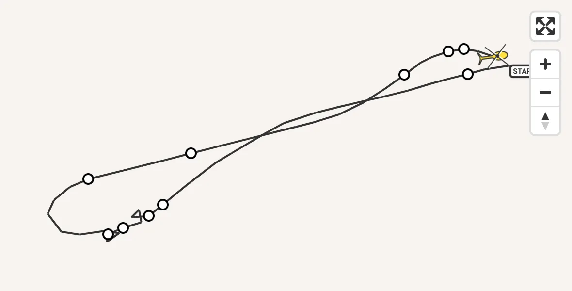 Routekaart van de vlucht: Traumaheli naar Sankt Augustin