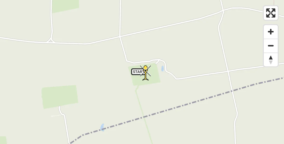 Routekaart van de vlucht: Politieheli naar Vaassen, Bovenweg