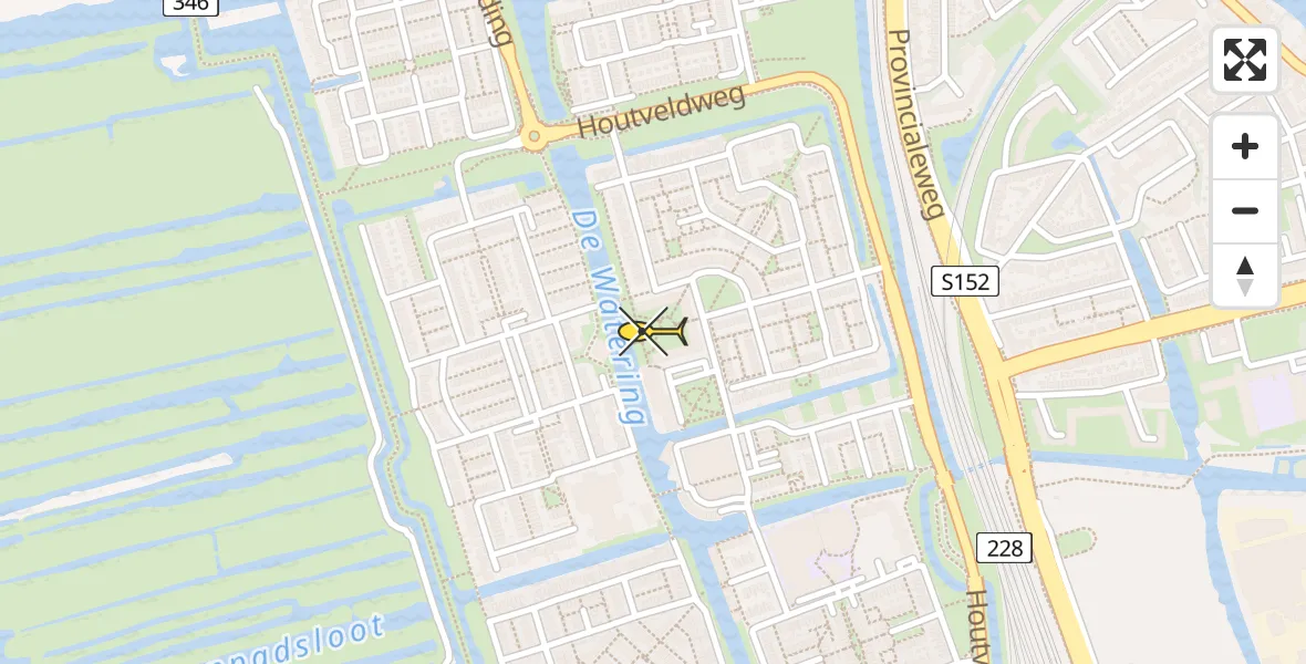 Routekaart van de vlucht: Lifeliner 2 naar Zaandam