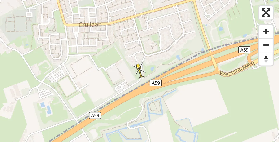 Routekaart van de vlucht: Lifeliner 2 naar Made