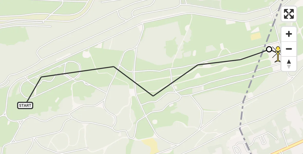 Routekaart van de vlucht: Politieheli naar Amersfoort, Amersfoortsestraat