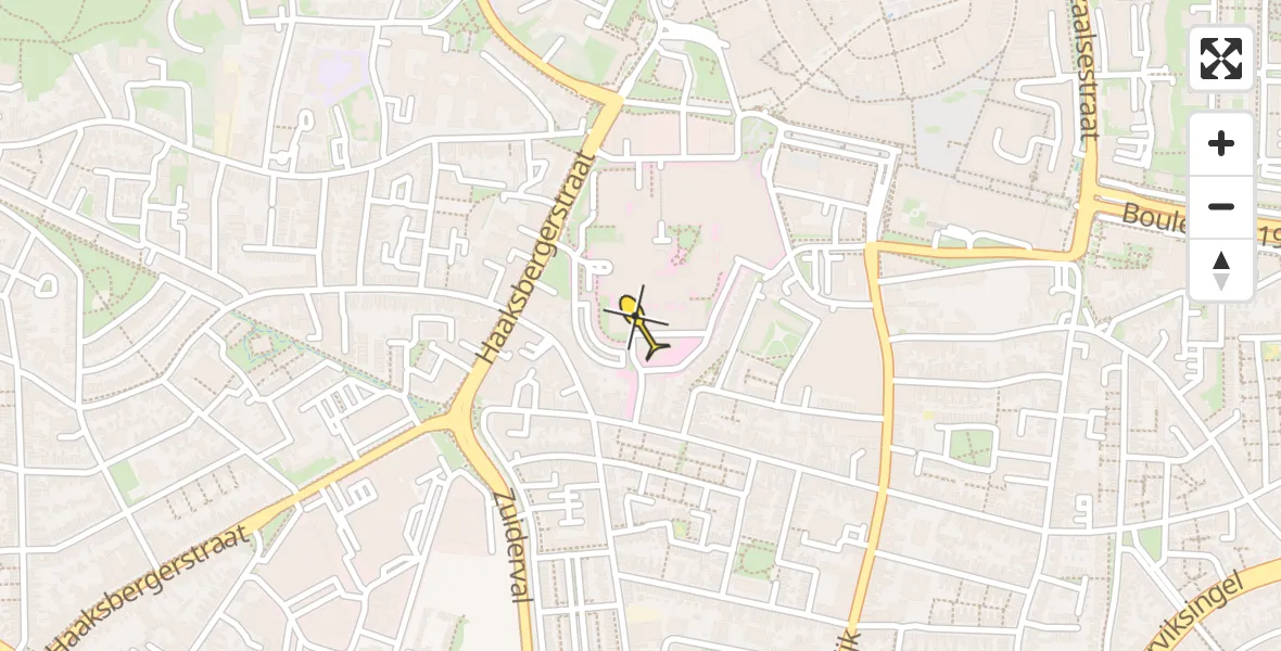 Routekaart van de vlucht: Lifeliner 4 naar Enschede