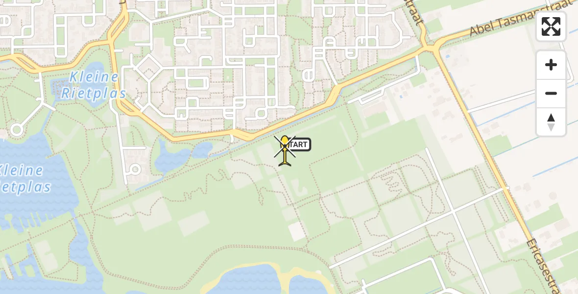 Routekaart van de vlucht: Lifeliner 4 naar Emmen, Pimpelmees