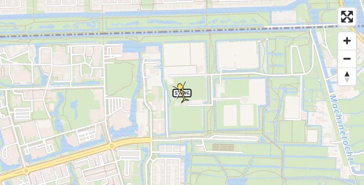 Routekaart van de vlucht: Lifeliner 1 naar Amstelveen, Aanloop