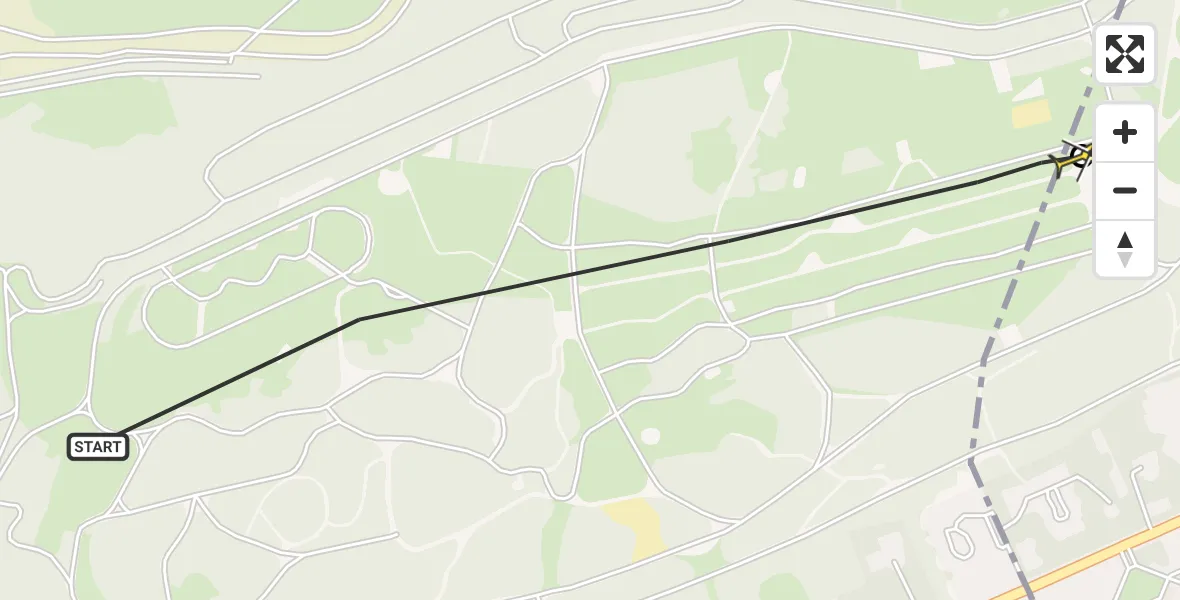 Routekaart van de vlucht: Politiehelikopter naar Amersfoort, Amersfoortsestraat