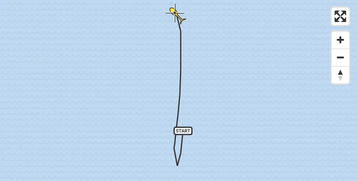 Routekaart van de vlucht: Kustwachthelikopter naar Lelystad