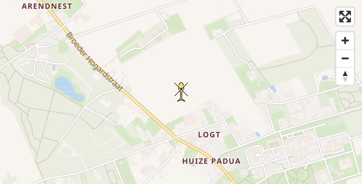 Routekaart van de vlucht: Lifeliner 3 naar Boekel