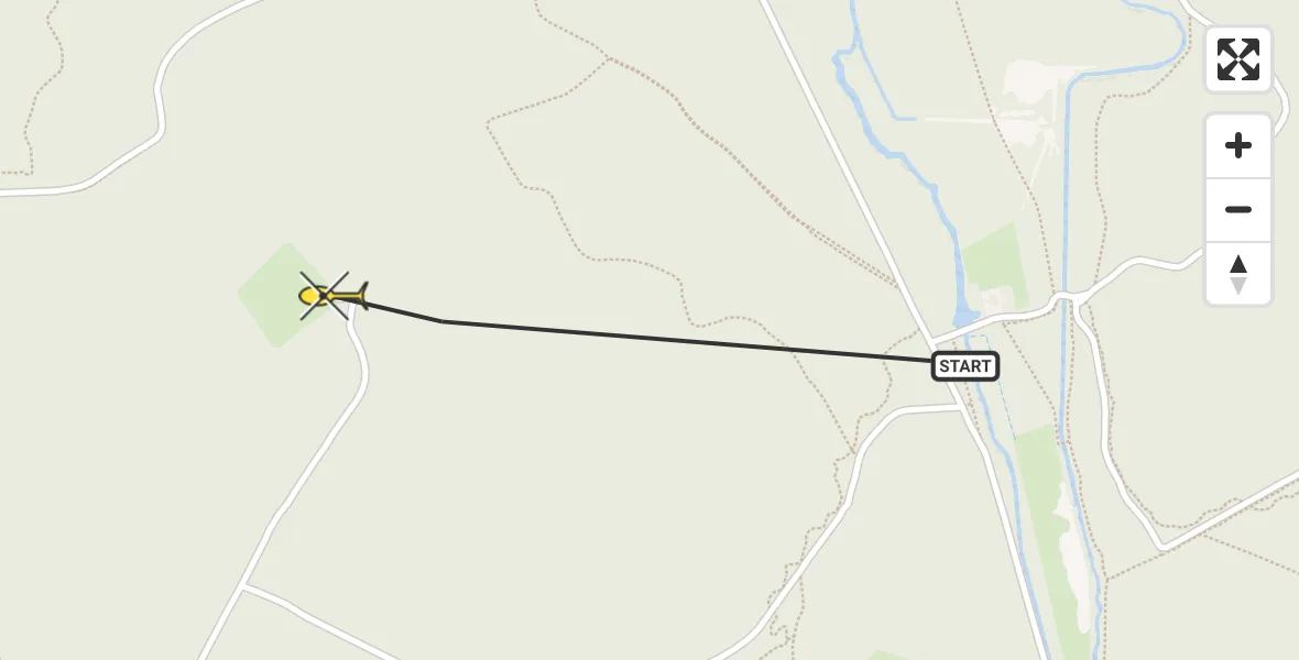 Routekaart van de vlucht: Politieheli naar Ermelo, Cyriassischepad