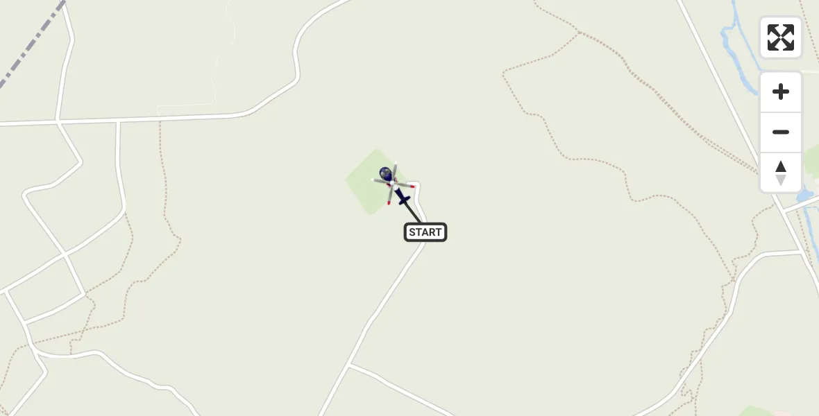 Vluchtroute Politiehelikopter Ermelo - Ermelo, 10 oktober 2025, 16:03
