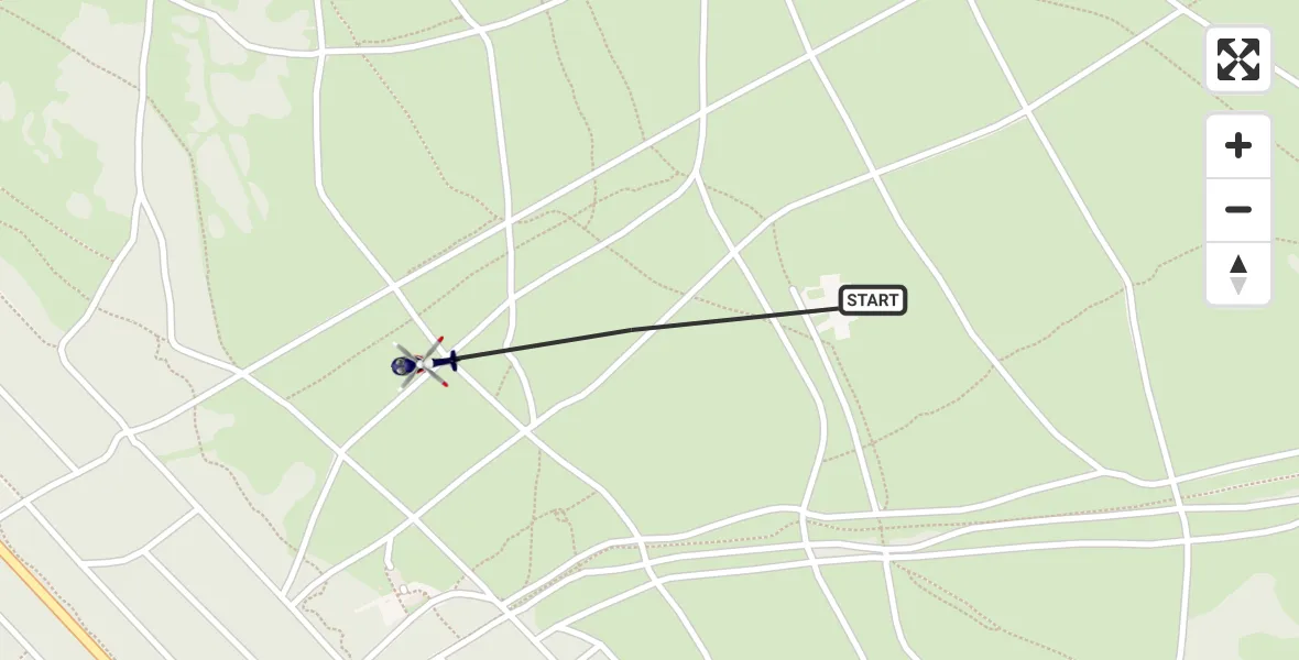 Vluchtroute Politiehelikopter Ermelo - Ermelo, 10 oktober 2025, 19:24