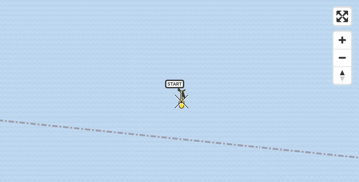 Routekaart van de vlucht: Kustwachthelikopter naar Borssele, Zeedijk