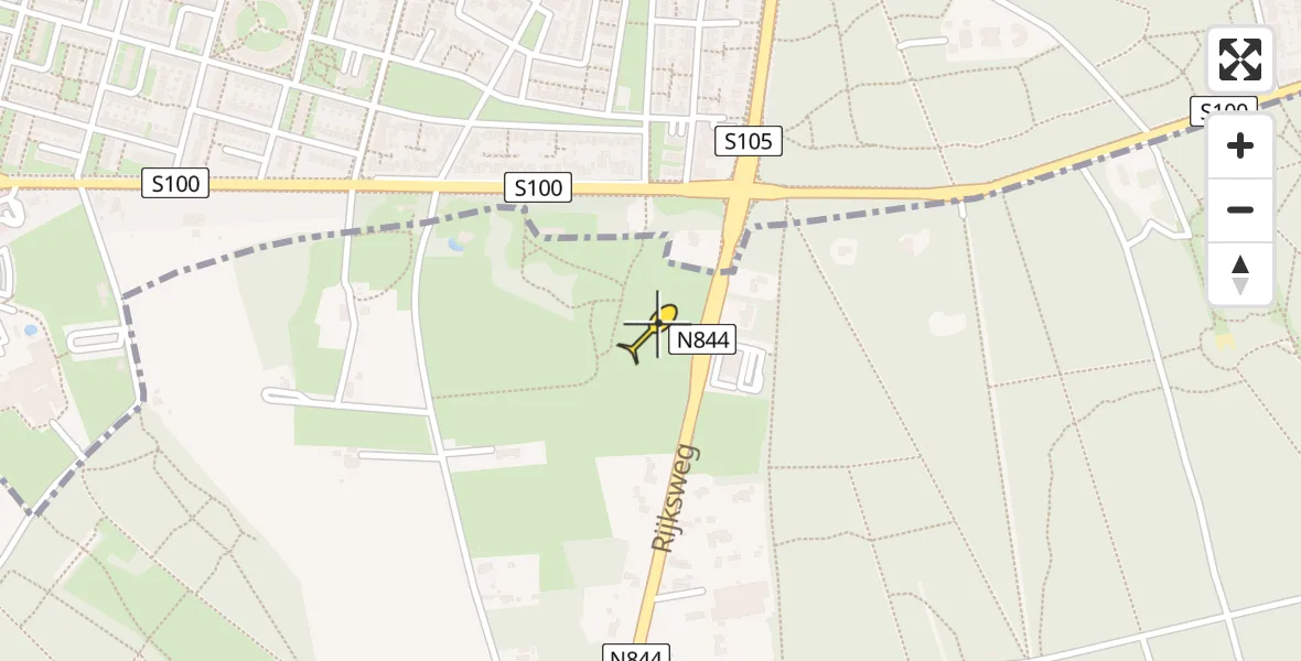 Routekaart van de vlucht: Lifeliner 2 naar Malden