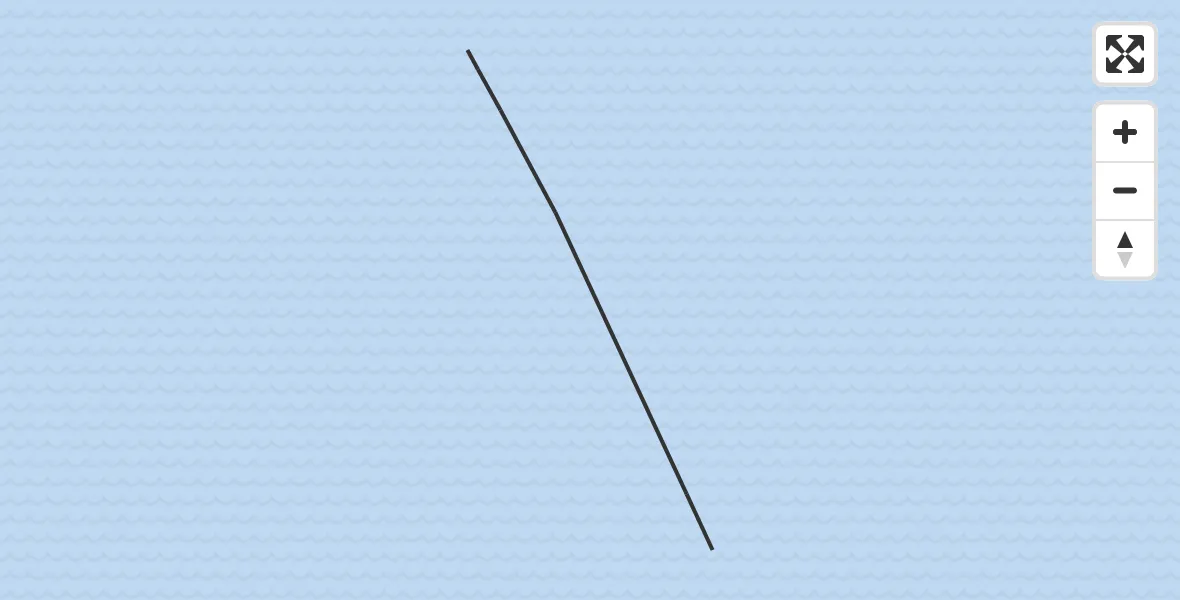 Routekaart van de vlucht: Kustwachthelikopter naar 