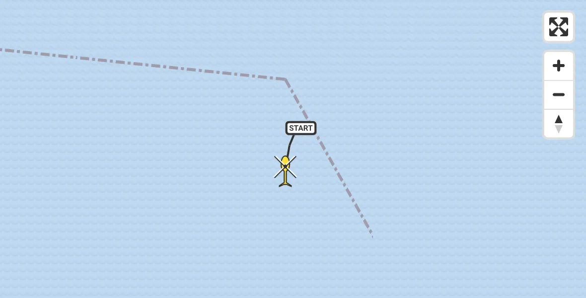 Routekaart van de vlucht: Kustwachthelikopter naar Terneuzen, Everingen