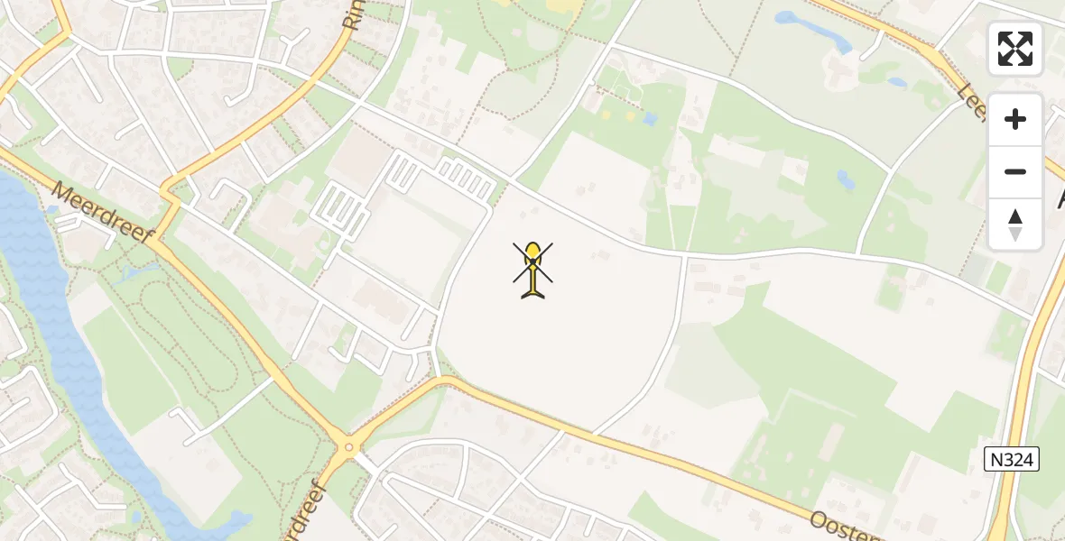 Routekaart van de vlucht: Lifeliner 3 naar Wijchen