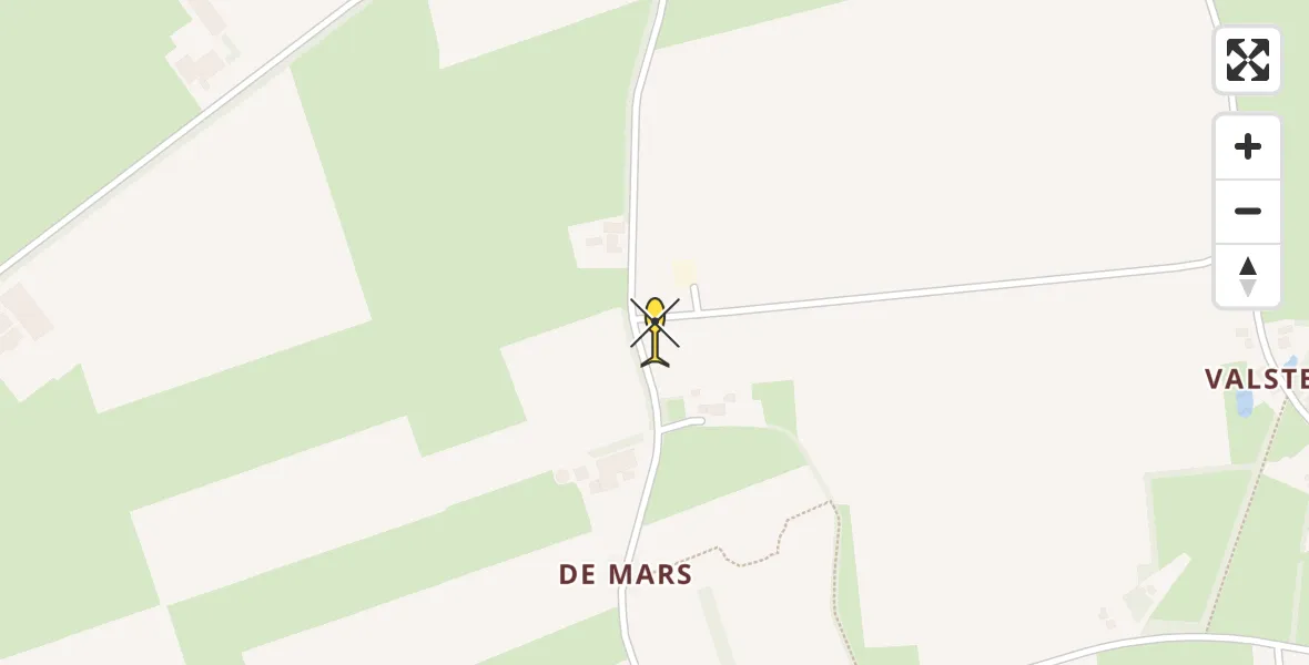 Routekaart van de vlucht: Lifeliner 4 naar Dalen