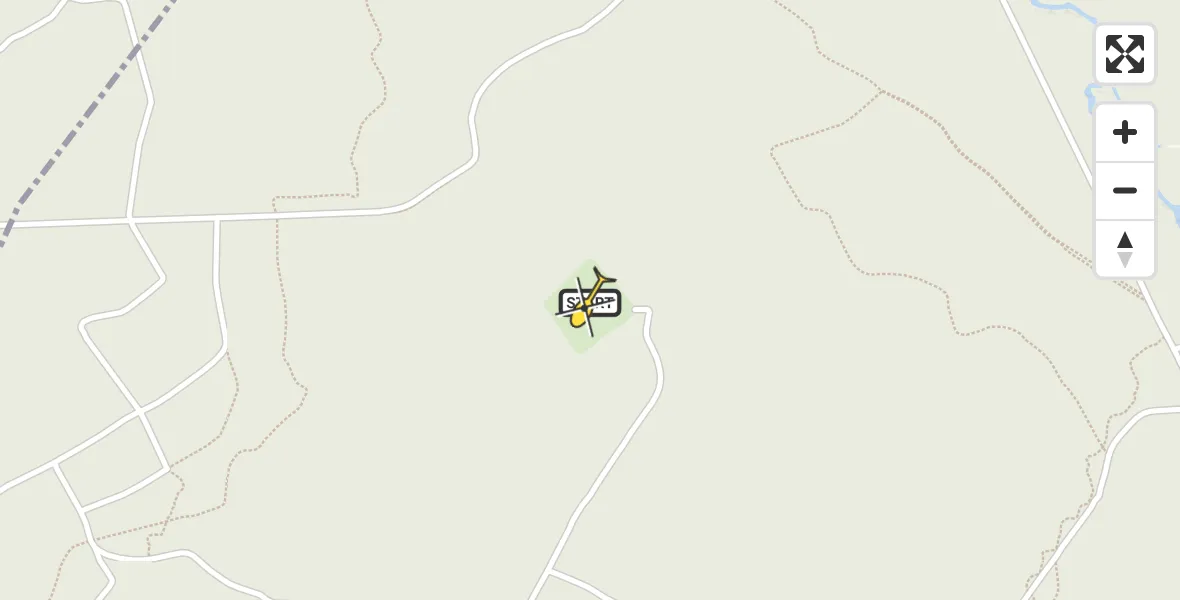 Routekaart van de vlucht: Politiehelikopter naar Ermelo, Cyriassischepad