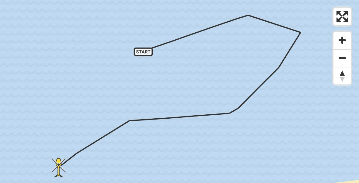 Routekaart van de vlucht: Politieheli naar 