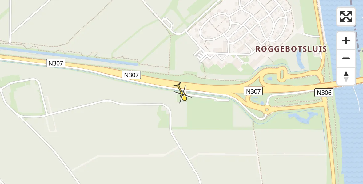 Routekaart van de vlucht: Lifeliner 1 naar Dronten