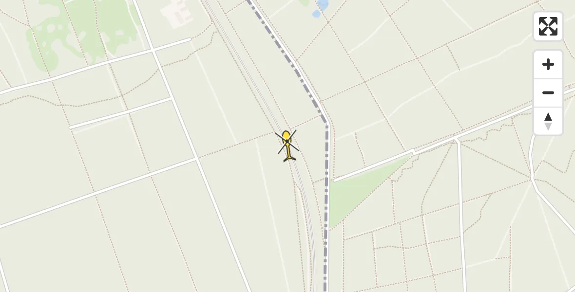 Routekaart van de vlucht: Lifeliner 3 naar Malden