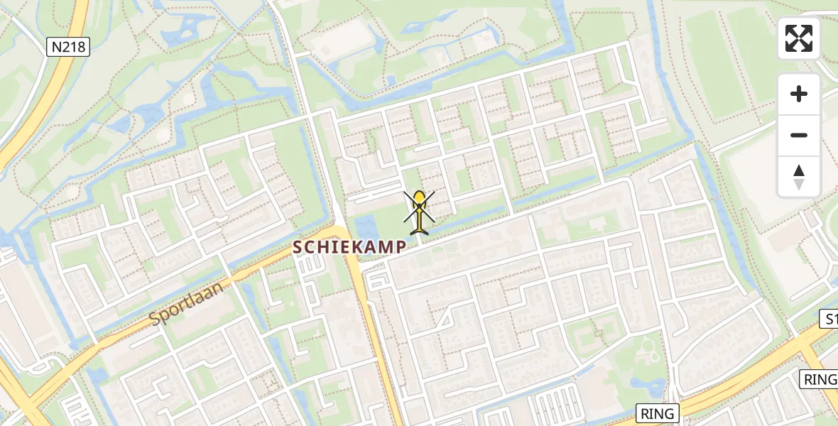 Routekaart van de vlucht: Lifeliner 2 naar Spijkenisse