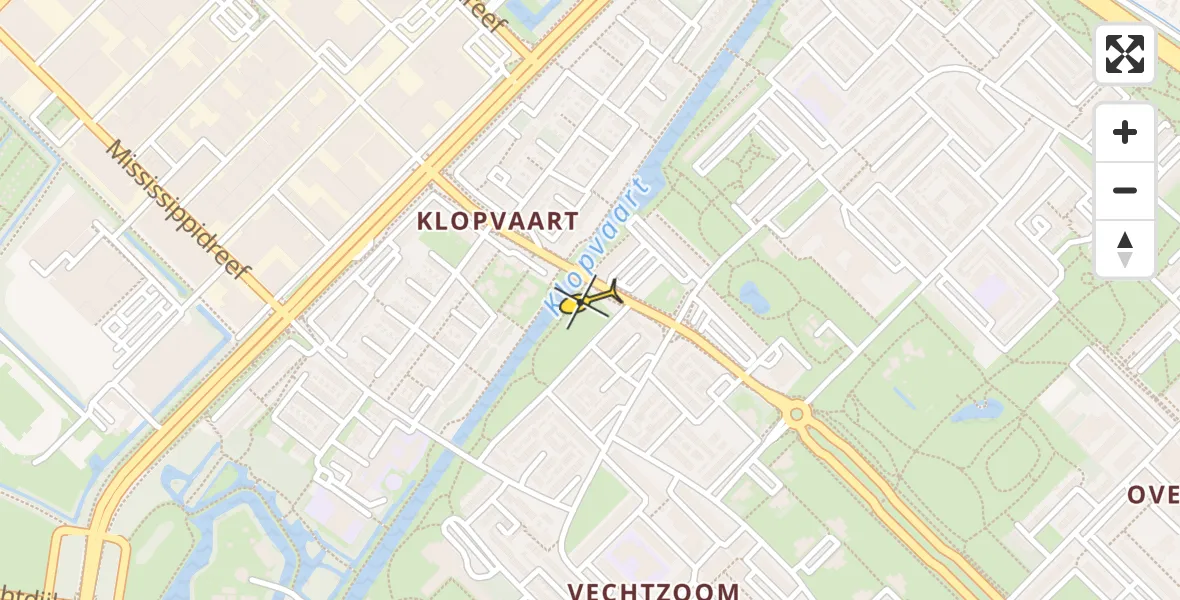 Routekaart van de vlucht: Lifeliner 3 naar Utrecht