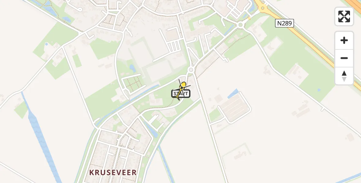 Routekaart van de vlucht: Lifeliner 2 naar Kruiningen, Concordia
